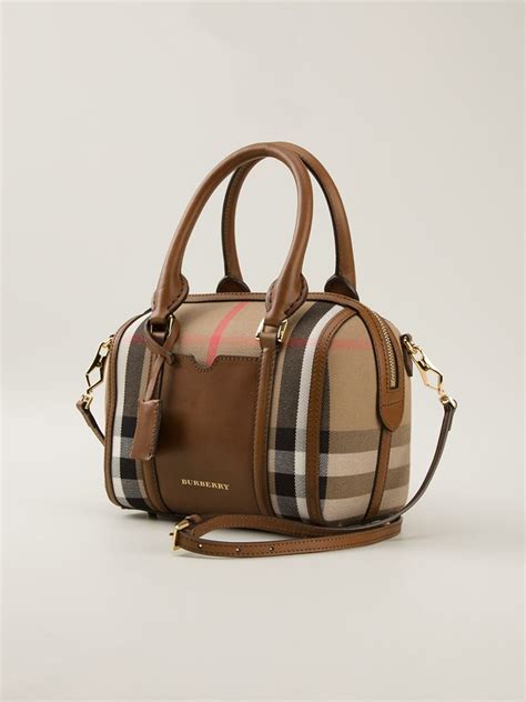 burberry bowling bag mini|mini check bowling bag.